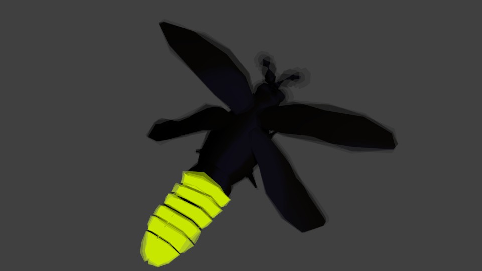 Low Poly Firefly preview image 1